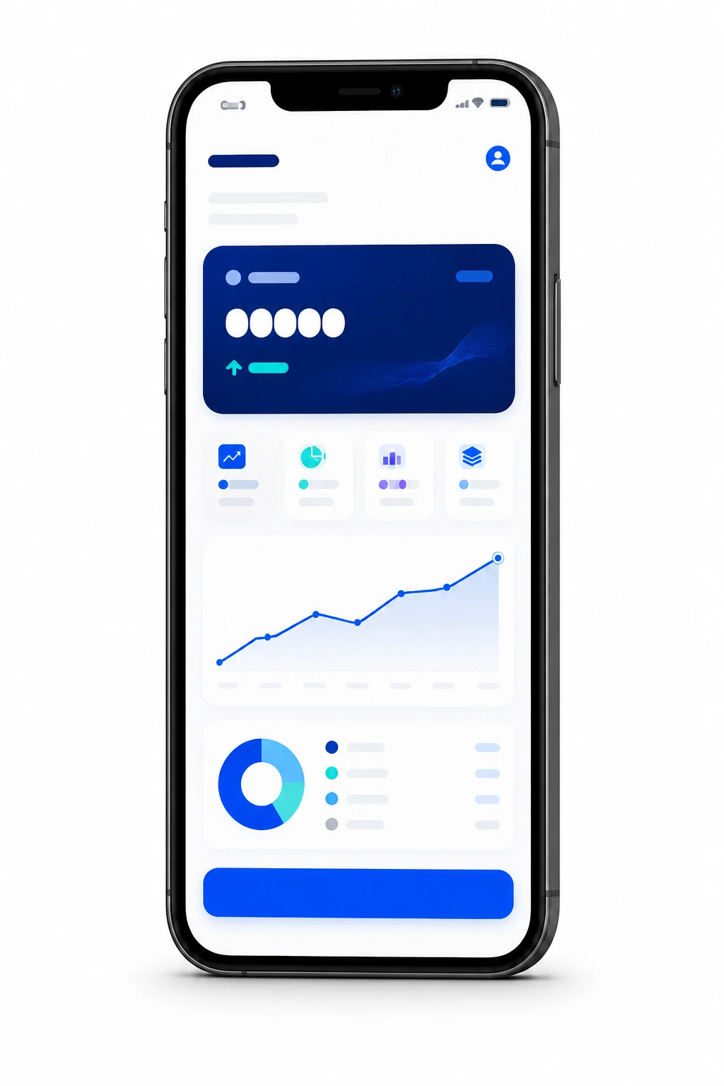 Mockup de l’application mobile FLITTEO Invest